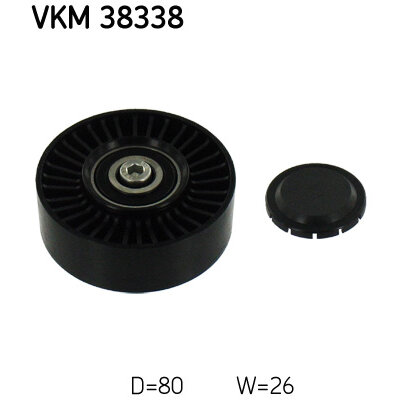 Galet Enrouleur De Courroie Skf Vkm 38338