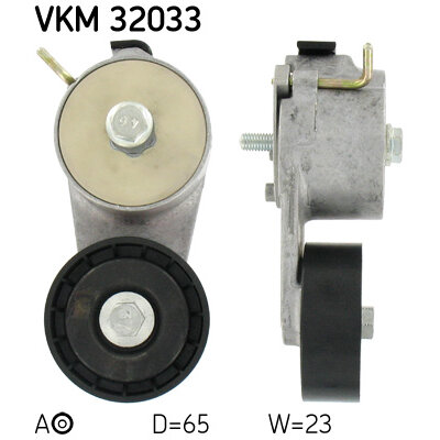 Kit De Galet Enrouleur Multi-V SKF VKM 36136 - Galet Tendeur D'accessoires Avec Roulement Haute Performance