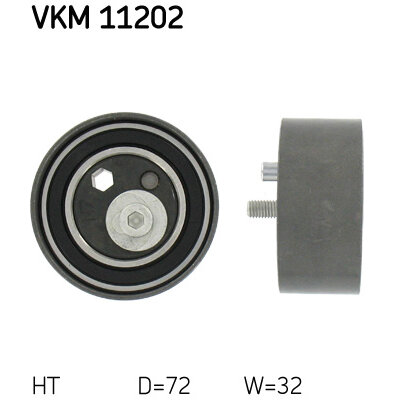 Galet Tendeur De Courroie Skf Vkm 11202
