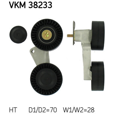 Galet tendeur de courroie SKF VKM 63034 - Norauto