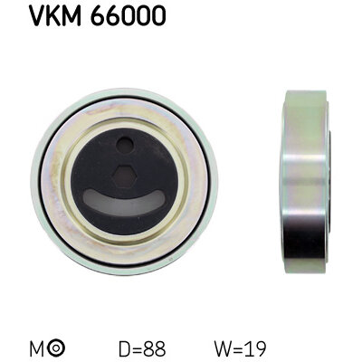 Galet Tendeur De Courroie Skf Vkm 66000