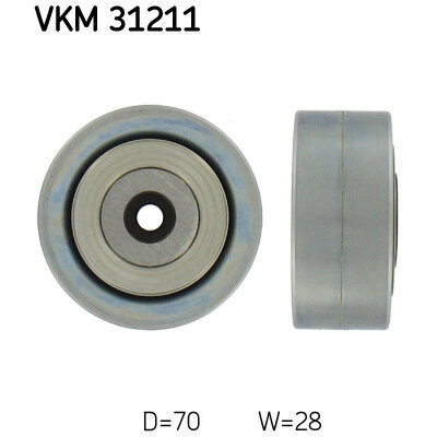 Galet Enrouleur De Courroie Skf Vkm 31211