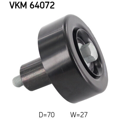 Galet Enrouleur De Courroie Skf Vkm 64072
