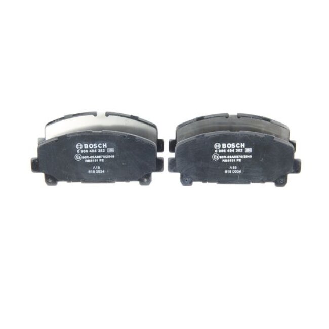 4 Plaquettes De Frein Bosch 0986494382