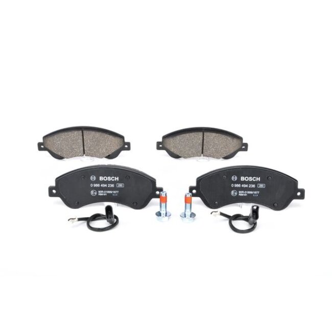 4 Plaquettes De Frein Bosch 0986494236
