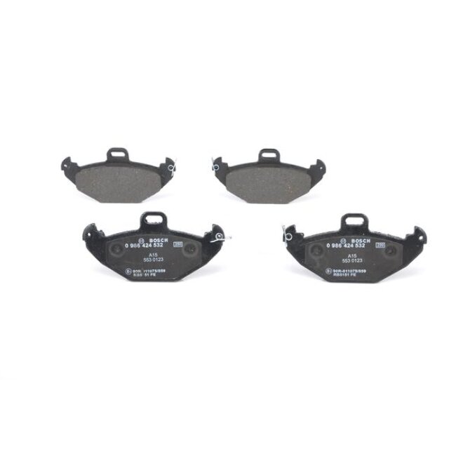 4 Plaquettes De Frein Bosch 0986424532