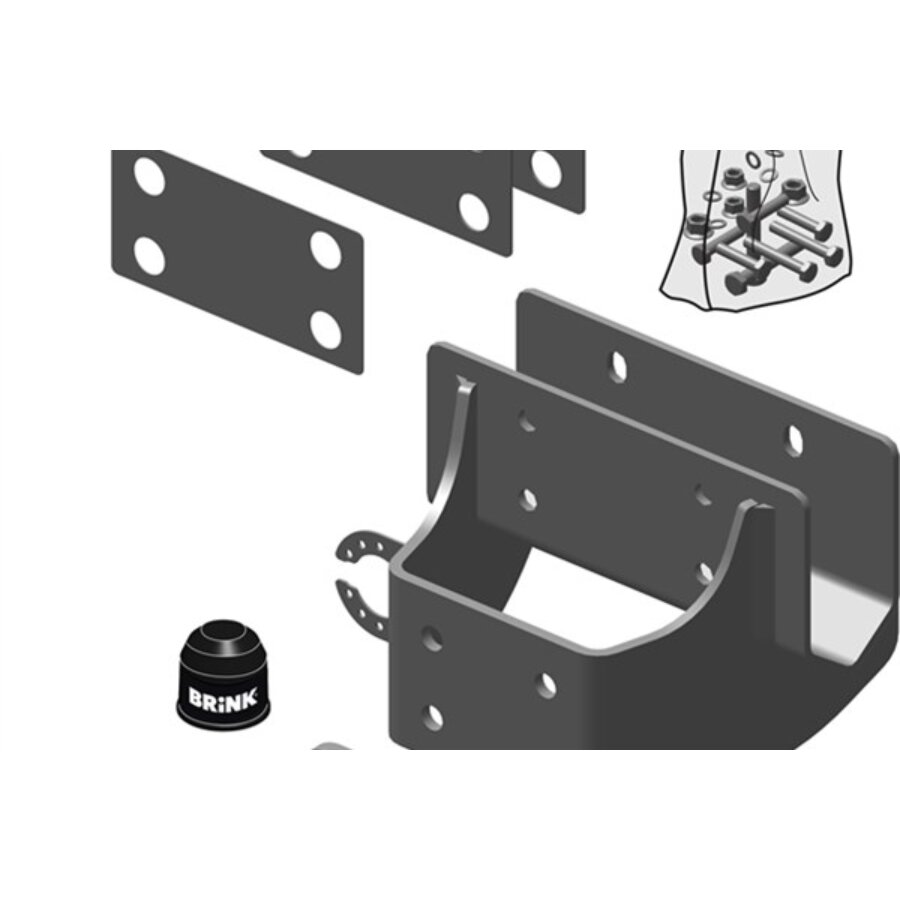 Attelage Boule Démontable Brink 522100