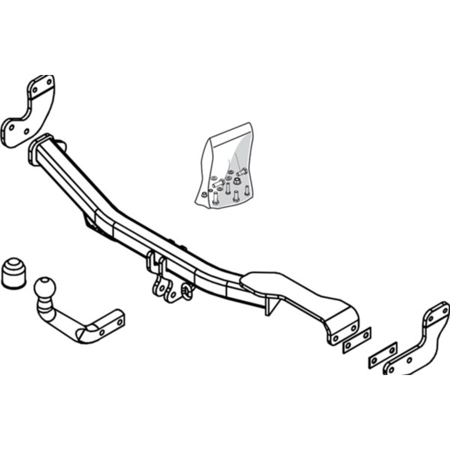Attelage Démontable Avec Outil Brink 355000