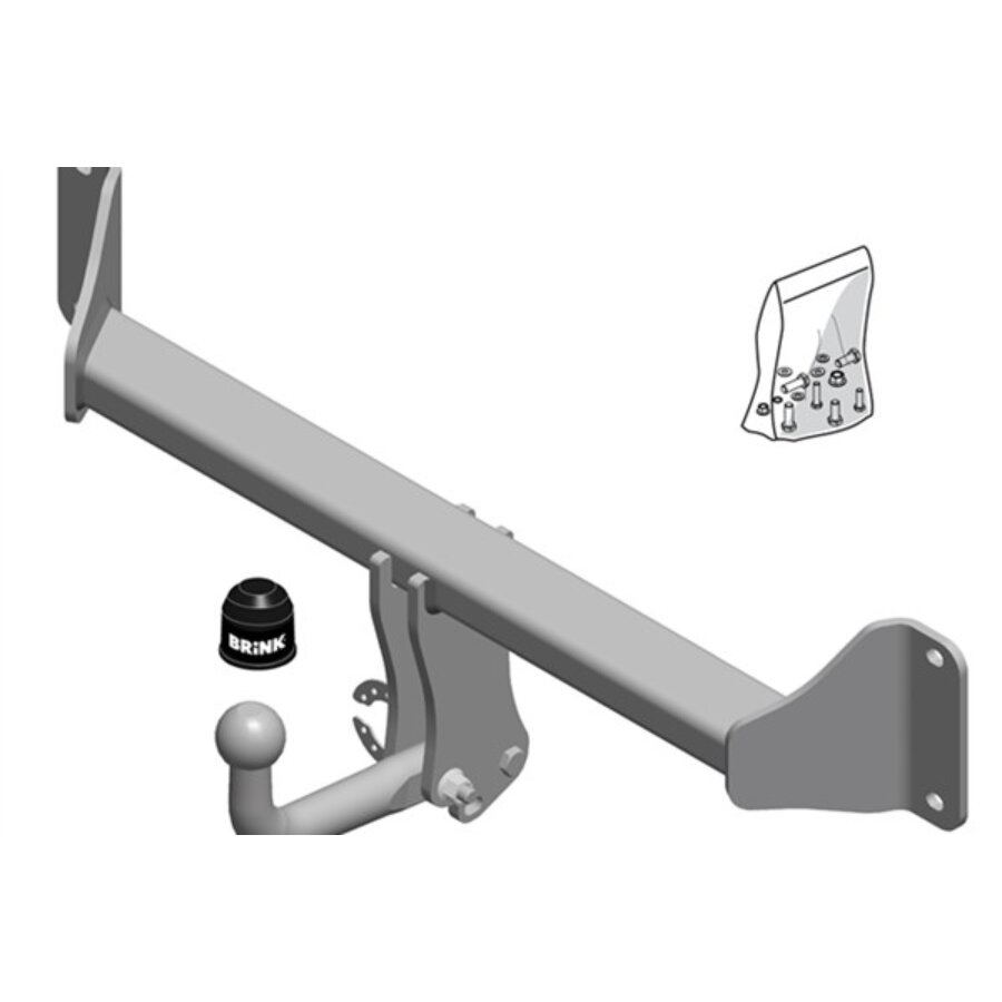 Attelage Démontable Avec Outil Brink 595300