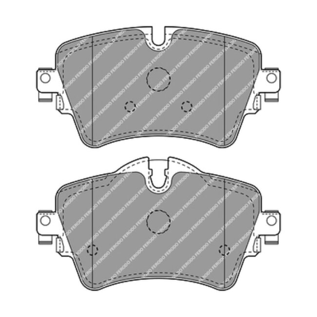 4 Plaquettes De Frein Ferodo Fdb4945