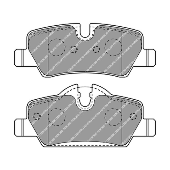 4 Plaquettes De Frein Ferodo Fdb4946