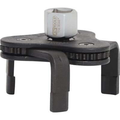 Clé araignée pour filtre à huile Ks Tools 3/8'' + 1/2'', diamètre 62-102 mm