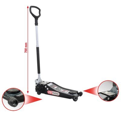 Cric Hydraulique Extra-bas 161.0367 Ultimate 2 T Ks Tools