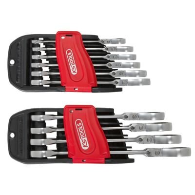 Jeu De 10 Clés Mixtes À Cliquet KS Tools Gearplus À Tête Inclinable À Verrouillage