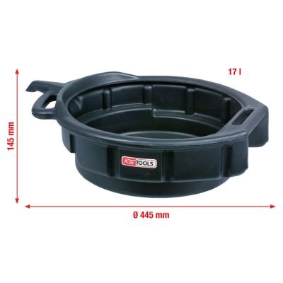 Bac De Récupération En Matière Plastique Pour Huiles Ks Tools 17 L