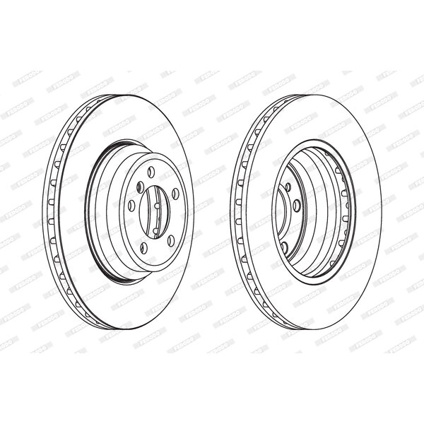 1 Disque De Frein Ferodo Ddf1701c-1