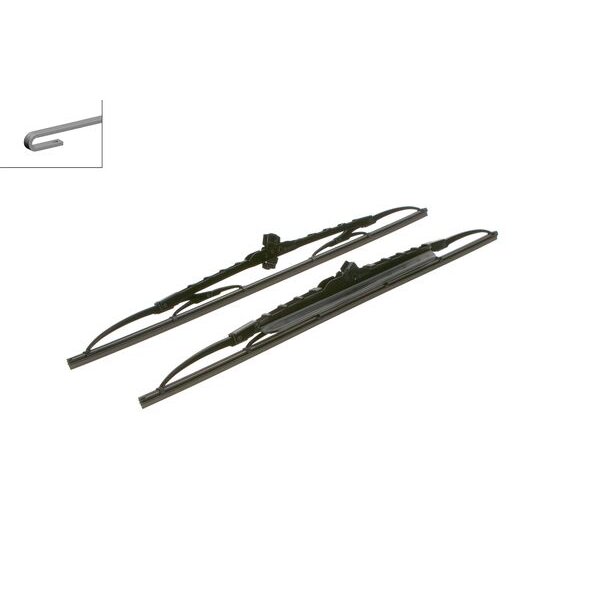 2 Balais D'essuie-glace Bosch Twin Avec Spoiler 530s