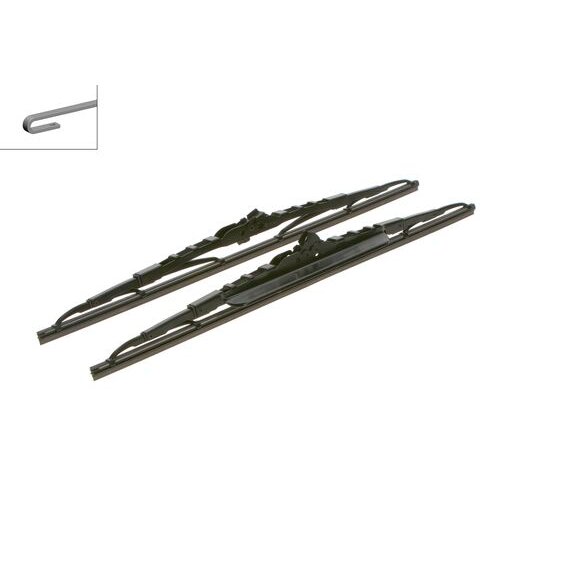 2 Balais D'essuie-glace Bosch Twin Avec Spoiler 450s