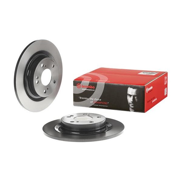 2 Disques De Frein Brembo 08.d713.11