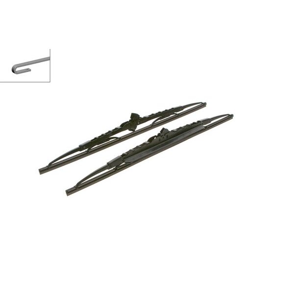 2 Balais D'essuie-glace Bosch Twin Avec Spoiler 480s