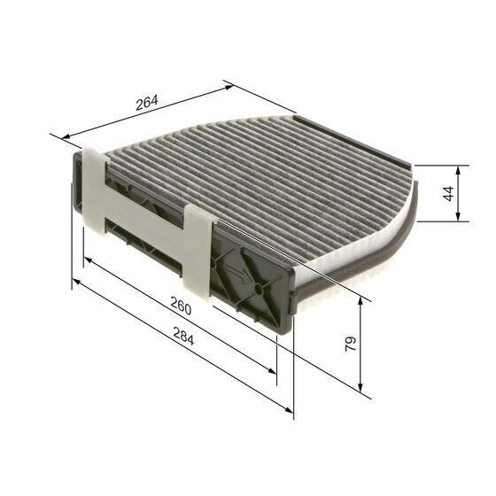 Filtre D'habitacle À Charbon Actif Bosch R5001