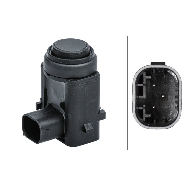 Capteur De Distance De Stationnement Hella 6px 358 141-491