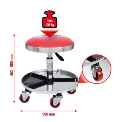 Tabouret À Roulettes Ks Tools