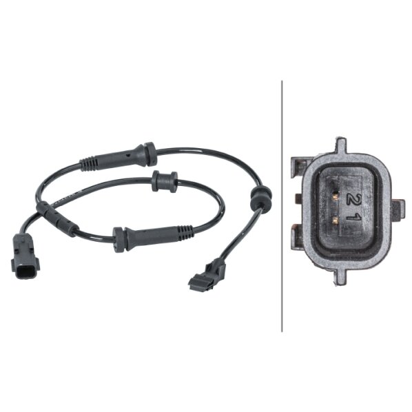 Capteur Abs Hella 6pu 012 679-671