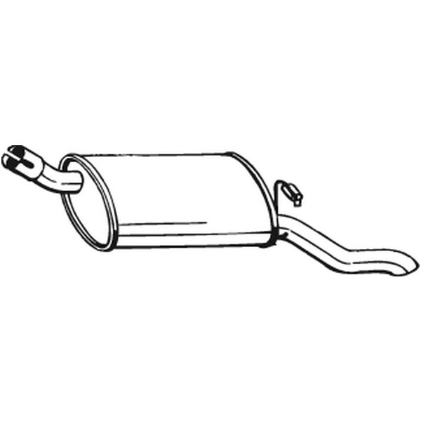 Silencieux Arrière Bosal 185-965