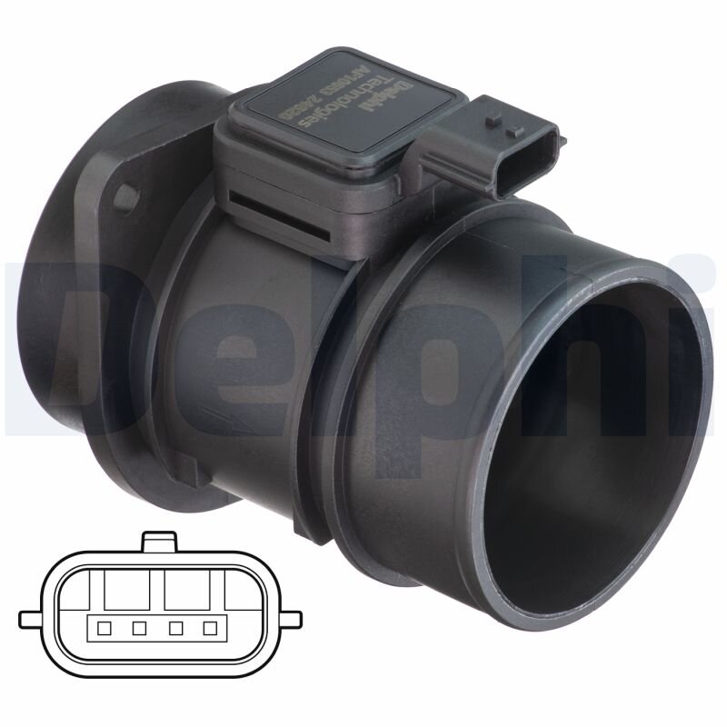 DELPHI AF10503-12B1 Medidor de masa de aire 12V