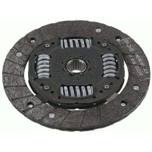 Disque D'Embrayage SACHS 1864 527 337 - Qualité D'Origine - Compatible Audi A1, VW Golf, Seat Ibiza, Skoda Octavia
