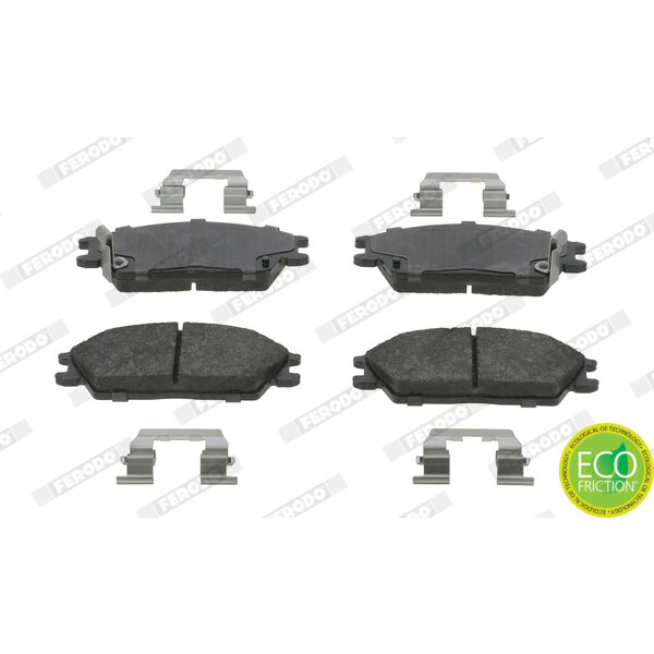 4 Plaquettes De Frein Ferodo Fdb4076