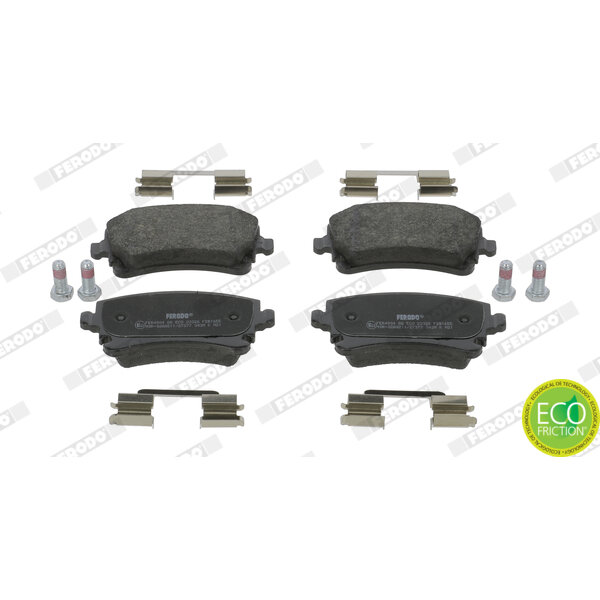 4 Plaquettes De Frein Ferodo Fdb1655