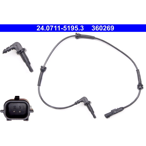 CAPTEUR ABS ATE 360269 - Norauto