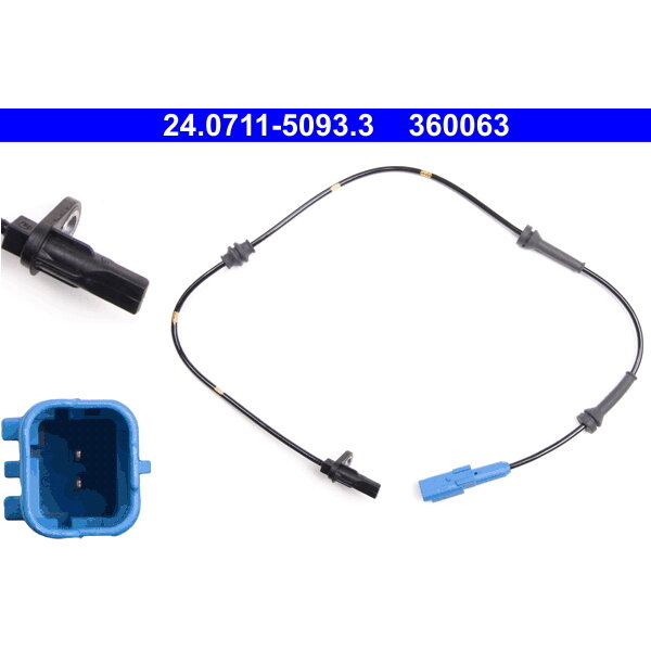 CAPTEUR ABS ATE 360063 - Norauto