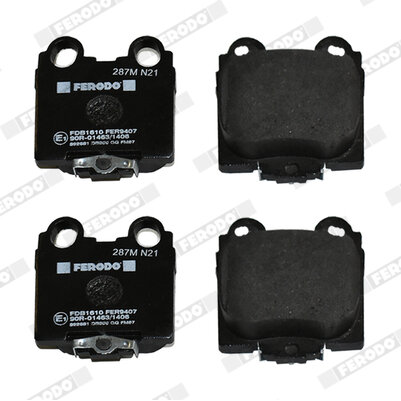 4 Plaquettes De Frein Ferodo Fdb1610