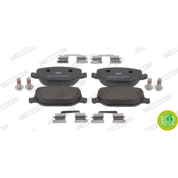 4 Plaquettes De Frein Ferodo Fdb1796
