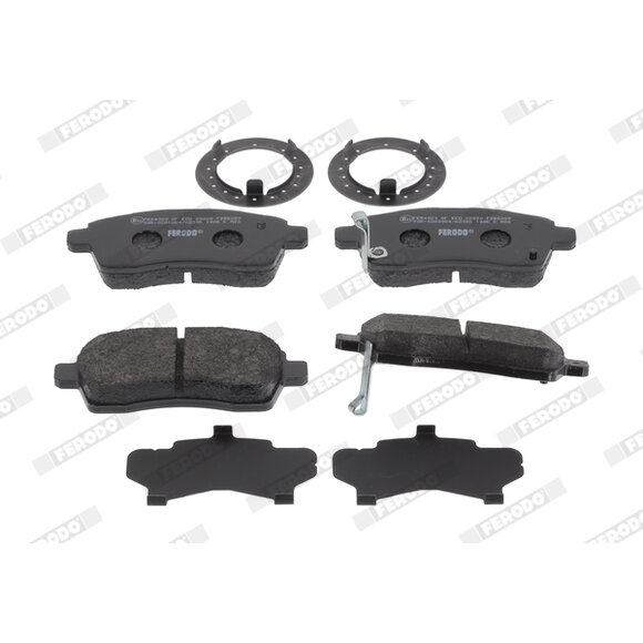 Jeu De Plaquettes De Frein Arrière Ferodo FDB1636 - Compatible Volkswagen Golf V Touran