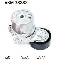 Galet Enrouleur De Courroie D'accessoire SKF VKM 34107 - Poulie Renvoi Pour Ford, Saab, Transit Connect