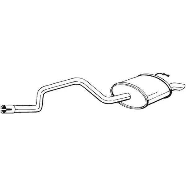 Silencieux Arrière Bosal 281-043