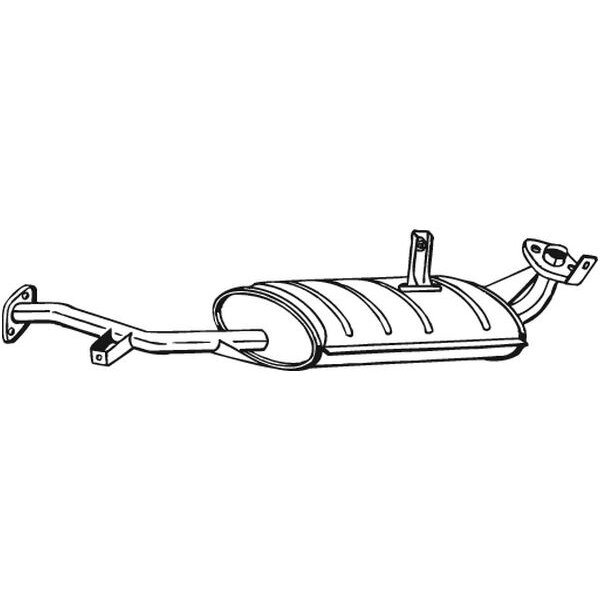 Silencieux Central Bosal 219-109