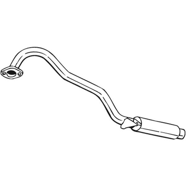 BOSAL Silencieux arriere  145-017 (X1)