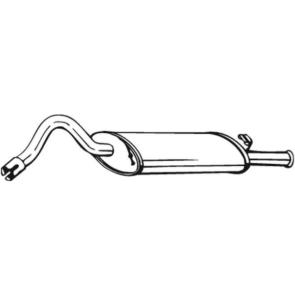Silencieux Arrière Bosal 130-209