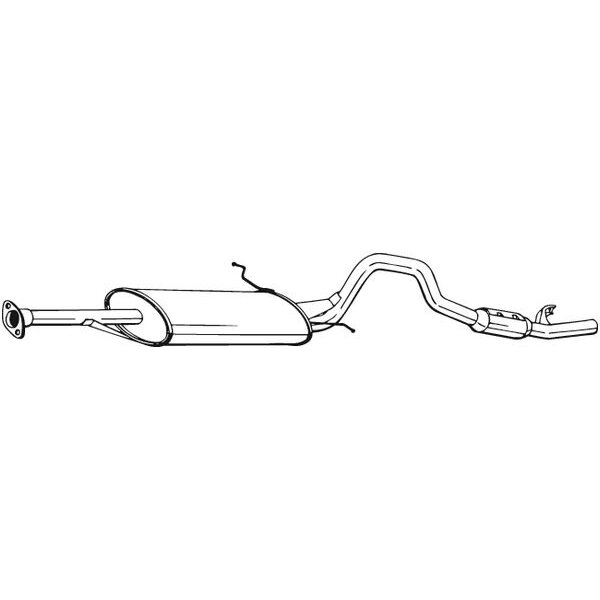 Silencieux Arrière Bosal 287-511