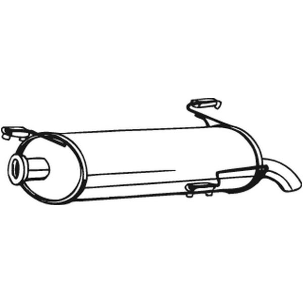 Silencieux Arrière Bosal 190-219