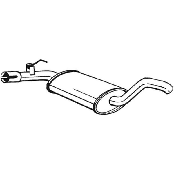 Silencieux Central Bosal 233-769