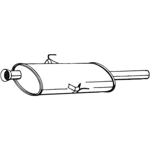 Silencieux Central Bosal 200-153