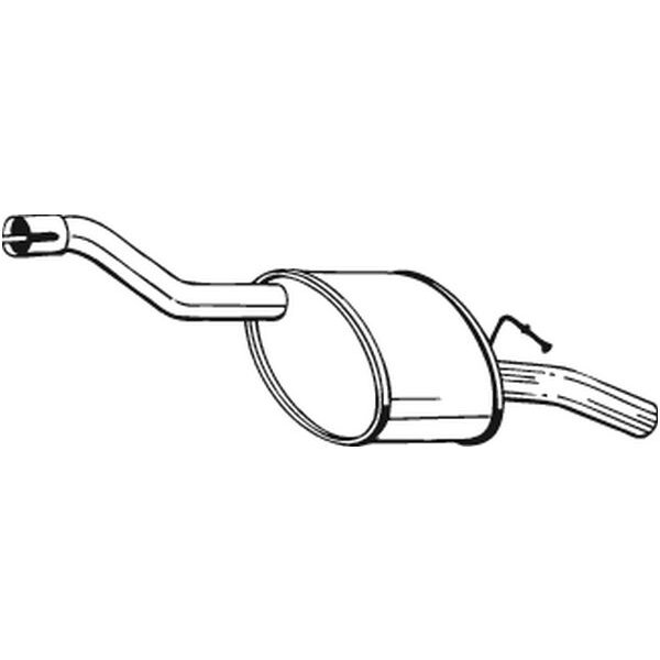 Silencieux Arrière Bosal 154-607