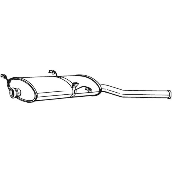 Silencieux Arrière Bosal 135-009