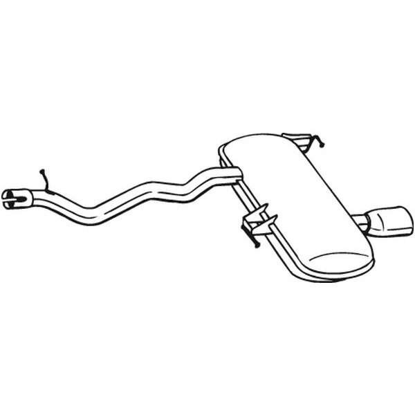 Silencieux Arrière Bosal 278-673